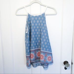 ⚡️LELIS Blue Bandana Halter Top Size S